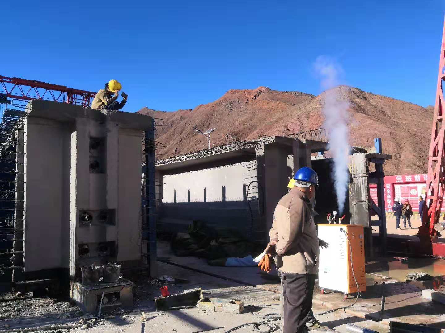 昌都桥梁养护现场